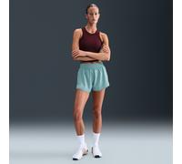 Nike One Pantalón corto de 8 cm con talle alto y diseño 2 en 1 Dri-FIT - Mujer - Verde XXL (EU 52-54)