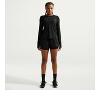 Nike One Pantalón corto de 8 cm con talle medio y diseño 2 en 1 Dri-FIT - Mujer - Negro XS (EU 32-34)