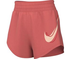 Nike One Pantalón Corto De Running De Talle Medio con Malla Interior Dri-Fit - Mujer, Magic Ember, HJ2195-814, L