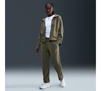 Nike One Pantalón de tejido Fleece y talle medio Therma-FIT - Mujer - Verde XXL (EU 52-54)