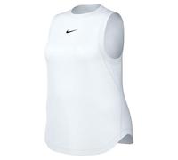 Nike One Relaxed Dri-Fit Camiseta sin Mangas para Mujer (Talla Grande), Blanco/Negro, FN2813-101, 1X