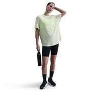 Nike One Relaxed Dri-Fit FN2814-701 - Camiseta de Manga Corta para Mujer, Barely Volt/Black, FN2814-701, S