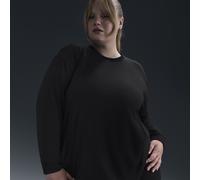 Nike One Relaxed Parte de arriba de manga larga Dri-FIT - Mujer - Negro 4X