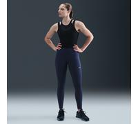 Nike One Seamless Front Leggings de talle alto y longitud completa - Mujer - Azul XL (EU 48-50)