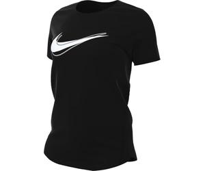 Nike One Swoosh Camiseta De Running De Manga Corta Dri-Fit - Mujer, Black, HJ2204-010, L