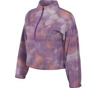 NIKE One Therma-fit Oversize-Oberteil Aus Fleece Mit Halbreißverschluss Und Print (Damen) Top Mujer