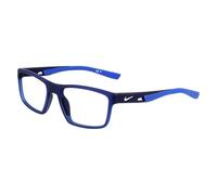 NIKE Optical Sunglasses, 410 Matte Midnight Navy r, 55 Unisex