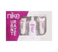 NIKE - Oriental Avenue Colonia 100 ml + Gel de Baño 75 ml + Crema Corporal 75 ml, Estuche de Regalo Mujer, Eau de Toilette Femenina, Aroma Gourmand Oriental, Fragancia Fresca, Elegante y Duradera