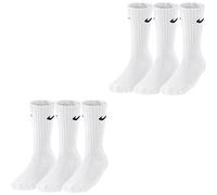 Nike Cushioned Calcetines largos de entrenamiento (3 pares) - Blanco 34-38