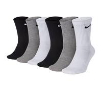 NIKE Pack 6 Calcetines Deportivos Unisex Cotón Acolchado Tobillo