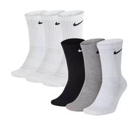NIKE Pack 6 Calcetines Deportivos Unisex Cotón Acolchado Tobillo