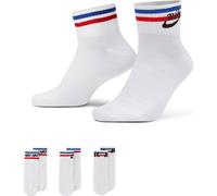Nike Everyday Essential Ankle Unisex Socks (3 Pack) Ref. DX5080-100 Color Blanco Talla S