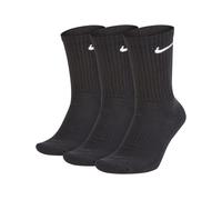 Nike Everyday Cushioned Calcetines largos de entrenamiento (3 pares) - Negro 42-46