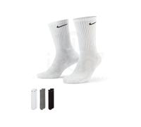 Nike Calcetines SX7664 Season 2021/22 Unisex Everyday Cushion Crew M Blanco/Carbon heather/Negro