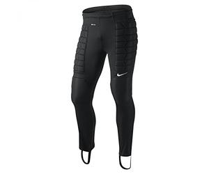 Nike Padded Goalie Pantalón de Portero, Hombre, Negro/Blanco, XL