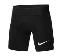 Nike Padded Goalie Pantalones Cortos De Portero, Niños, Negro/Negro/Blanco, L