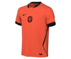 Nike Países Bajos Niños 13/15 años - Netherlands National Team Camiseta de fútbol - WM 2026 Euro Fan Jersey NK Dri-FIT Stadium Home Shirt, Hyper Crimson/Black