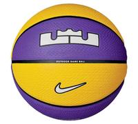 Nike Pallone Basket Playground 8P 2.0LB Lebron James Tamaño 7 Amarillo Violeta