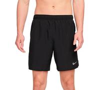 NIKE DV9359-010 M NK DF Challenger 7BF Short Shorts Hombre Negro/Negro/Negro/SILV Reflectante Tamaño XL