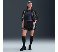 Nike Pantalón corto de atletismo de talle medio y 8 cm - Mujer - Negro XS (EU 32-34)
