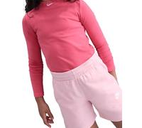 Nike Pantalón corto de niña Sportswear Club Fleece Nike. Rosa 10 Años