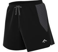 Nike Pantalón Corto De Running Trail Dri-Fit con Braguita Integrada para Hombre (Aprox. 15 Cm), Black/Anthracite/Anthracite/Summit White, HJ3574-010, S