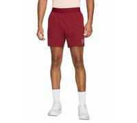 NIKE Pantalón corto de tenis Advantage para hombre rojo oscuro | XXL