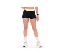 NIKE Short Pro Mid Rise 3" Biker Negro Verde IQ1037-011 Mallas Cortas Mujer
