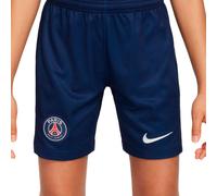 Nike - Pantalón corto PSG Primera Equipación 2024-2025 Niño, Unisex, Midnight Navy-White, XS