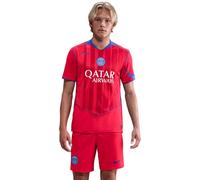 Nike - Pantalón corto PSG Tercera Equipación 2025-2026, Unisex, Global Red-Hyper Royal, M