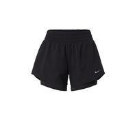 Shorts de tenis para mujer Nike Dri-Fit One 2-in-1 Shorts - black/reflective silver L