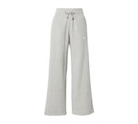 NIKE Pantalón 'Phoenix Fleece' gris moteado / blanco, Talla 36