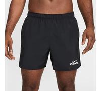 Nike Pantalones Cortos Dri-fit Challenger 5 para Hombre, Color Negro/Plateado Reflectante, XL