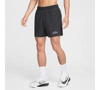 Nike Pantalones Cortos Dri-fit Challenger 5 para Hombre, con Forro de Carta, Gris Ahumado Oscuro/Plateado Reflectante, L