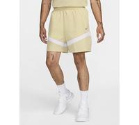 Nike Pantalones Cortos Dri-Fit Wovens Icon 6in STF para Hombre, Team Gold/White/Black, L