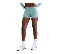 Nike Pantalones Cortos Pro de 3 Pulgadas para Mujer, Cañón/Blanco, S