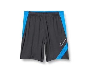 Nike Pantalones Cortos Unisex para niños Academy Pro Knit KP, Unisex niños, Corto, BV6946-066, Gris Antracita/Azul Foto/(Blanco), 12-13 Años