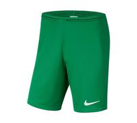 NIKE Pantalones Cortos Unisex para niños Park III NB, Unisex niños, Pantalones Cortos, BV6865-302, Verde Pino/Blanco, S