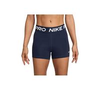 NIKE Pantalones Cortos W NP 365 para Mujer, 3 Pulgadas, Azul Marino Medianoche, Blanco, Talla XS
