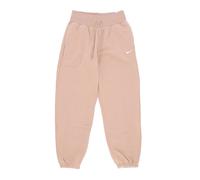 Nike - Pantalones deportivos de felpa con cintura alta y talla grande - Sport - Mujer - Rosa - L -