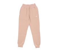 Nike - Pantalones deportivos de felpa de cintura alta - Sport - Mujer - Rosa - L -