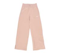 Nike - Pantalones deportivos de pierna ancha de felpa - Sport - Mujer - Rosa - L -