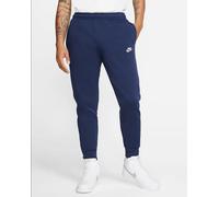Nike Pantalones Sportswear Club Vellón, Hombre - 410 (Medianoche Marino/Blanco)