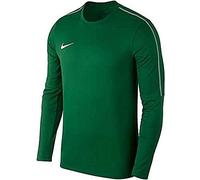 NIKE Park 18 Crew Drill, Camiseta De Manga Larga Hombre, Verde (pine Green/ White), S