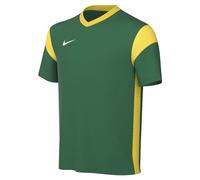 Nike, Park Derby III, Camiseta De Fútbol De Manga Corta, Pine Green/Tour Amarillo/Tour Amarillo/Blanco, XL, Unisex-Hijo