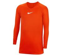 NIKE Park First Layer Jersey LS, Unisex niños, Safety Orange/White, L
