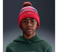 Nike Peak Gorro con doblez estándar - Niño/a - Rojo