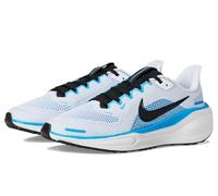 Nike Pegasus 41 unisex para niños (niño pequeño/niño grande), Blanco/Negro/Azul Hero, 6 Big Kid