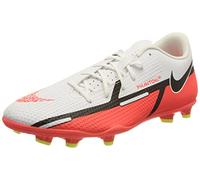 NIKE Phantom Gt2 Club FG/MG, Zapatillas de Fútbol Unisex Adulto, White Bright Crimson Volt, 42.5 EU