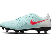 Nike Phantom GX 2 Academy Botas de fútbol de Perfil bajo SG, Soccer Shoe Hombre, Mint/Atomic Red-Off Noir, 42.5 EU